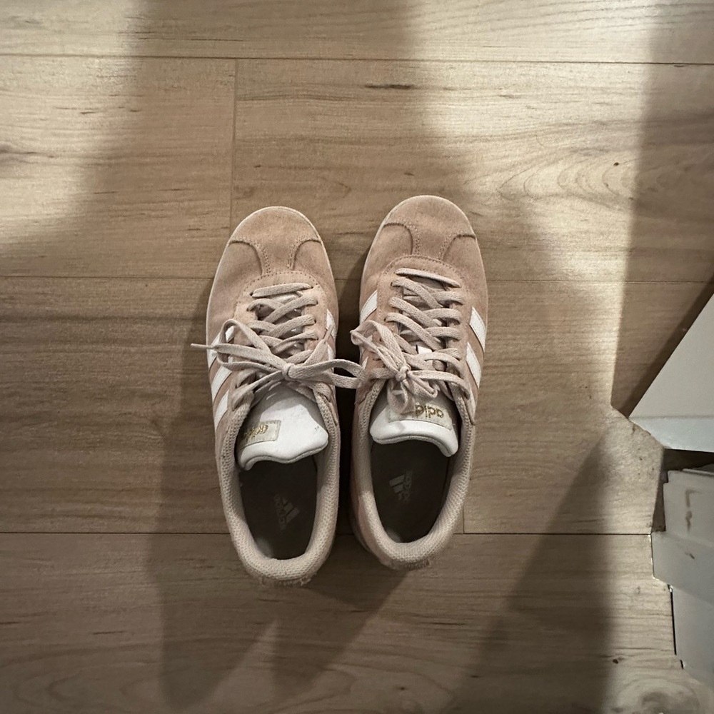 Adidas light pink Suede Sneakers